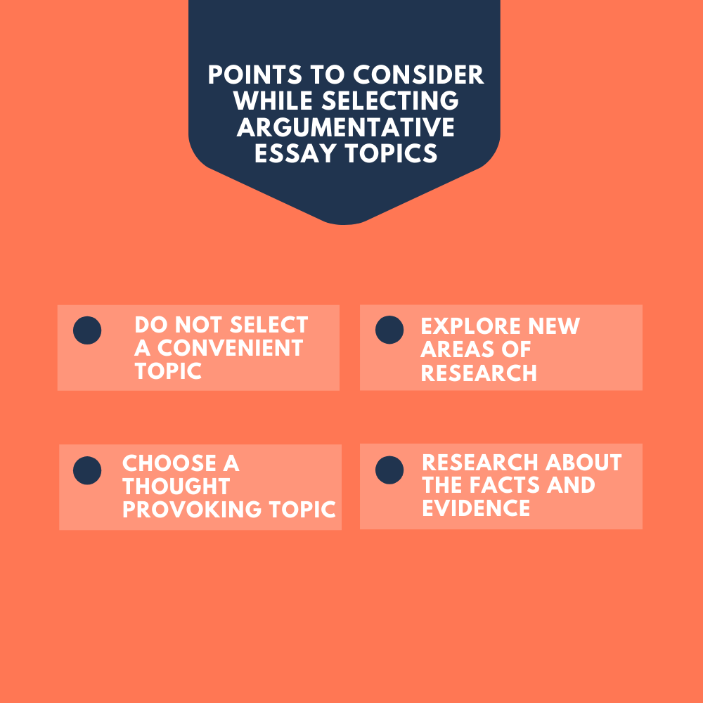 the best topics for an argumentative essay