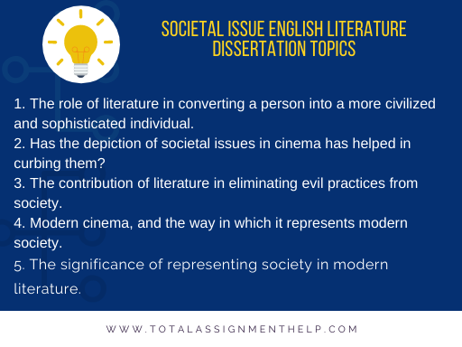 interesting english literature dissertation topics