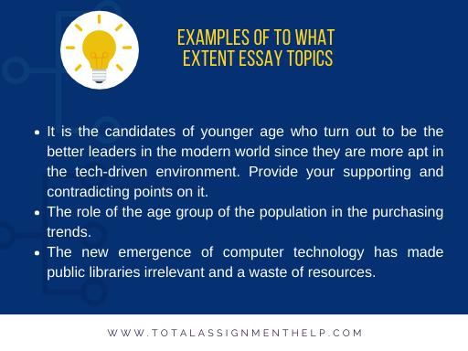 to what extent do you agree essay topics with answers