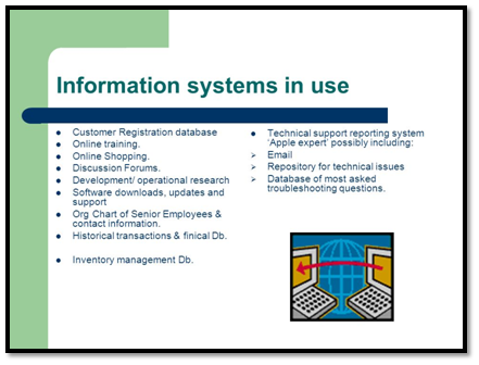 Apple Information System in information system assignment