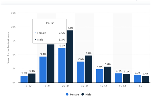 Facebook-users-according-to-gender-and-age-in-the-year-2021