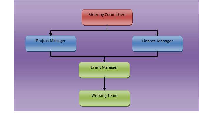 organisational structure of project 